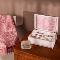 فيرساتشي صندوق المجوهرات باروكو كبير وردي