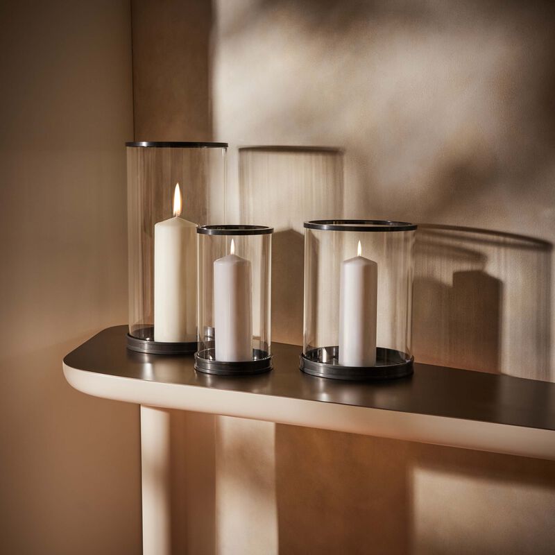 رالف لورين هوم حامل الشموع بنتهاوس مودرن هوريكين بحجم كبير