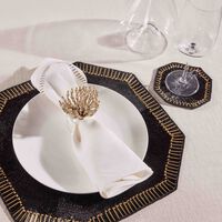 Bead Burst Napkin Ring Silver kim seybert bead burst napkin ring silver