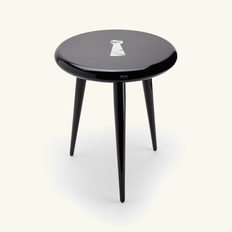 fornasetti serratura stool black