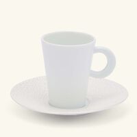 bernardaud cume perle set of espresso cups and saucers