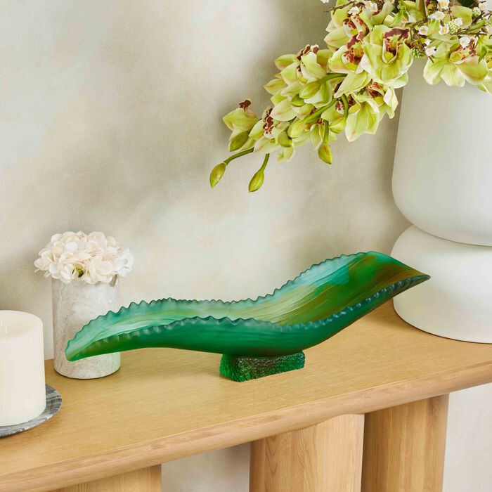 دوم قطعة ديكور مركزية جاردان دو كاكتوس خضراء