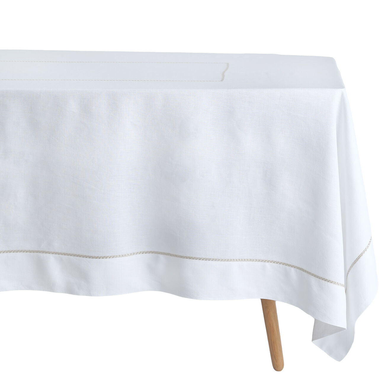 كاترين دينوال مجموعة روزلي من الكتان باللون الفضي