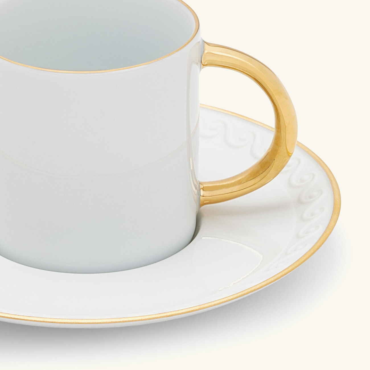l objet neptune coffee cup   saucer white set of 6