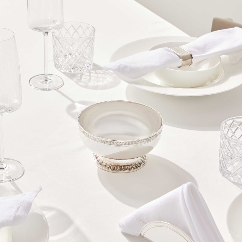 كريستوفل وعاء الضيافة مالميزون باللون الفضي 14 سم