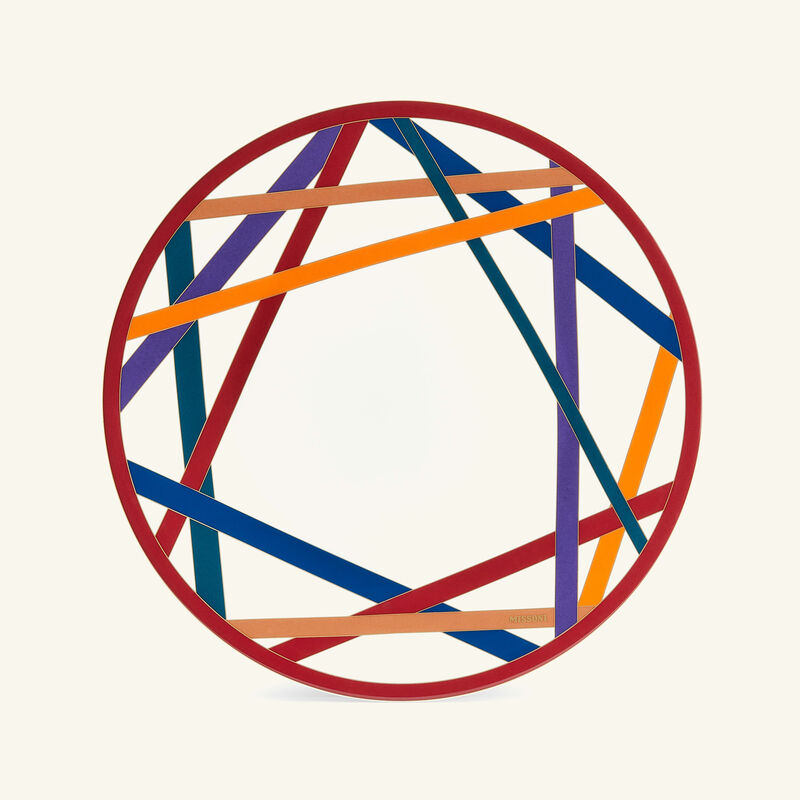 missoni home nastri round serving plate round 32cm