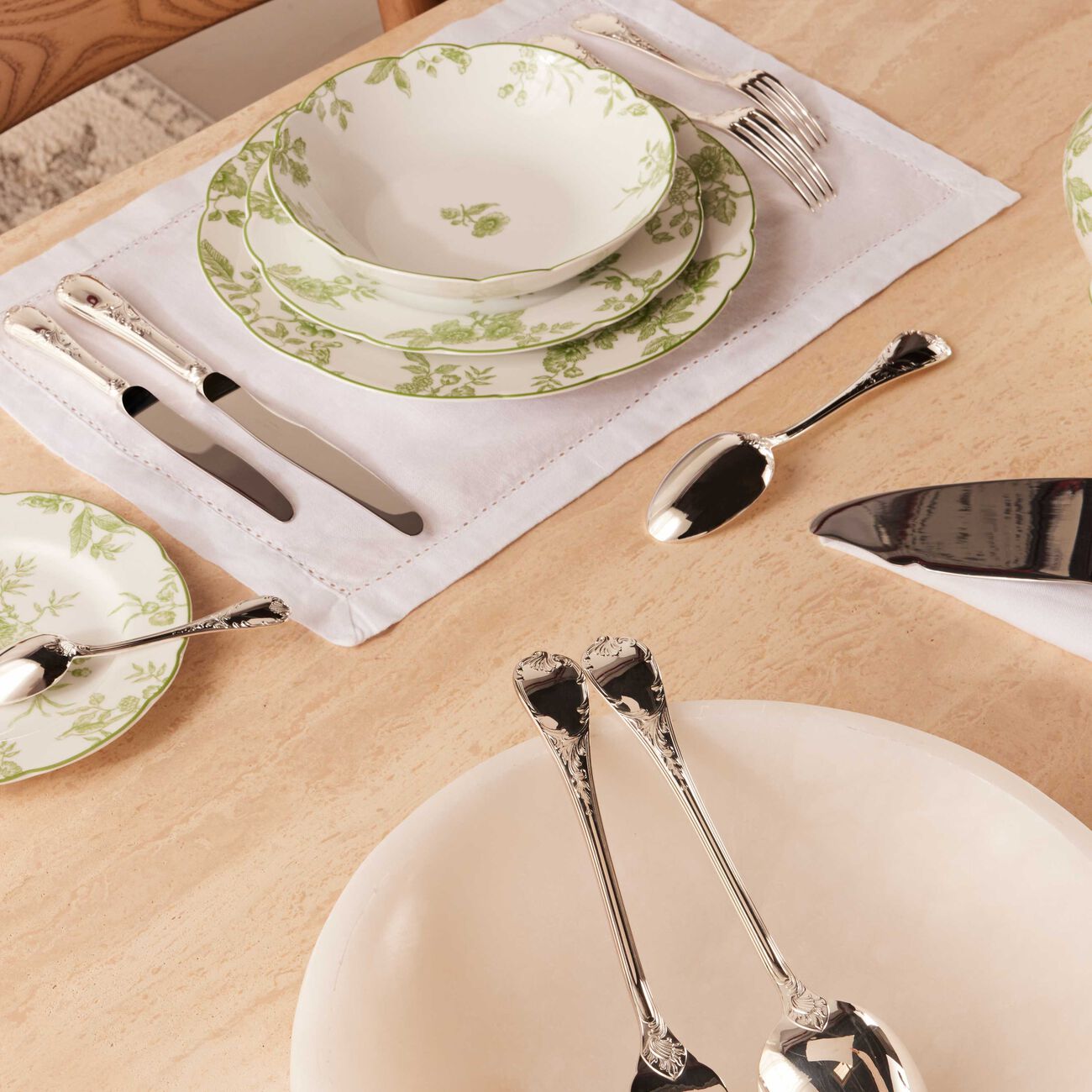 christofle marly flatware set 75 pieces silver plated