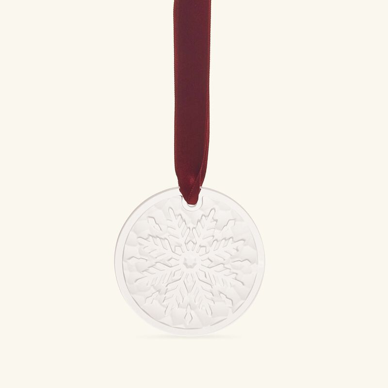 lalique terramineral frost ornament mini clear