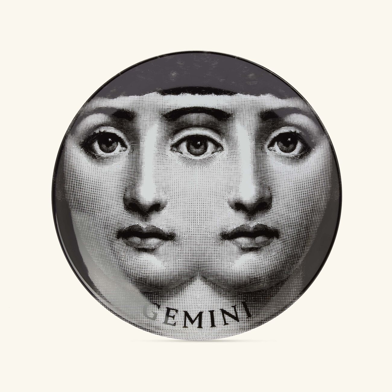 Tema e Variazioni no.350 Gemini Wall Plate fornasetti tema e variazioni no 350 gemini wall plate