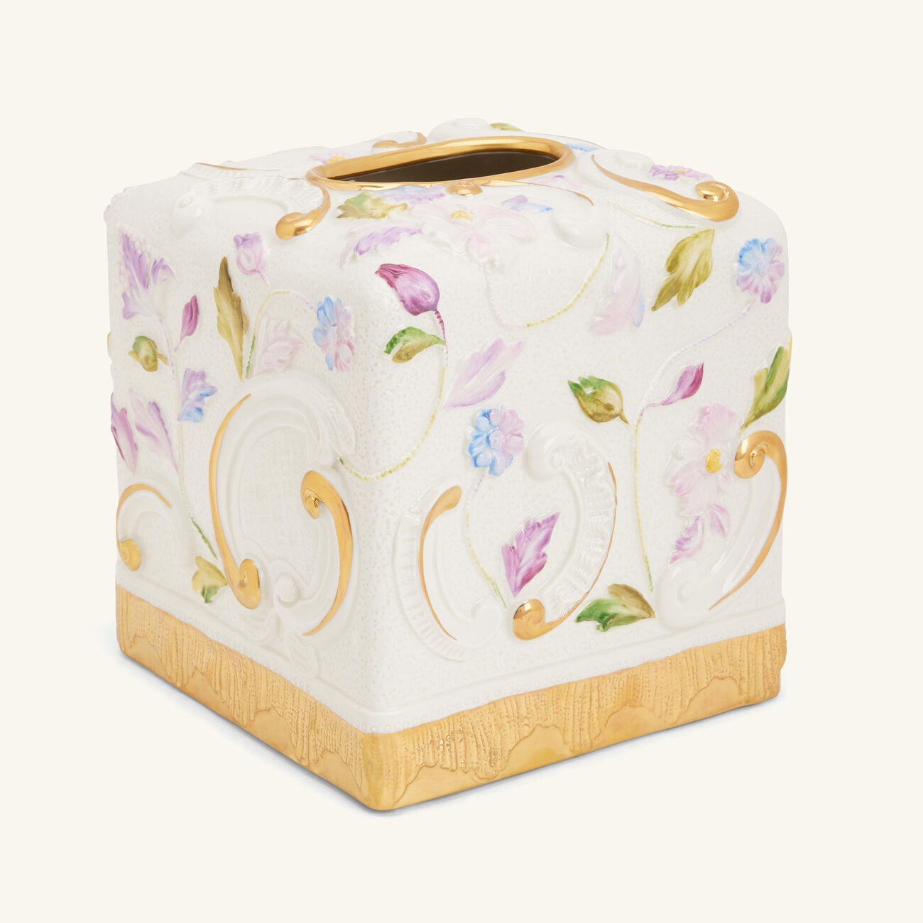 Taormina Tissue Box Gold villari taormina tissue box gold