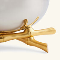 قطعة ديكور مركزية بامبو إيفوكا باللون الذهبي لوبجيه قطعة ديكور مركزية بامبو إيفوكا باللون الذهبي