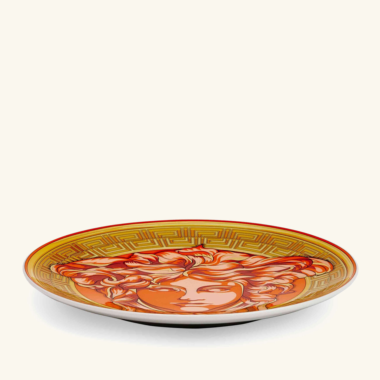 طبق الخبز والزبدة ميدوزا أمبليفاي أورانج كوين دائري برتقالي 17 سم فيرساتشي طبق الخبز والزبدة ميدوزا أمبليفاي أورانج كوين دائري برتقالي 17 سم