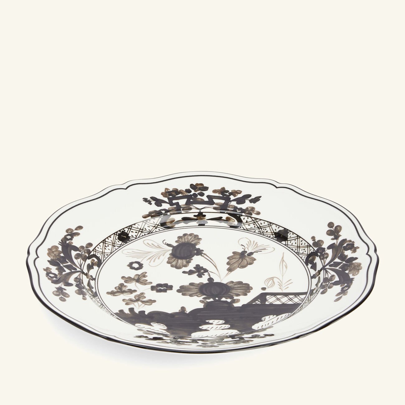 Oriente Italiano Dinner Plate Grey ginori 1735 oriente italiano dinner plate grey