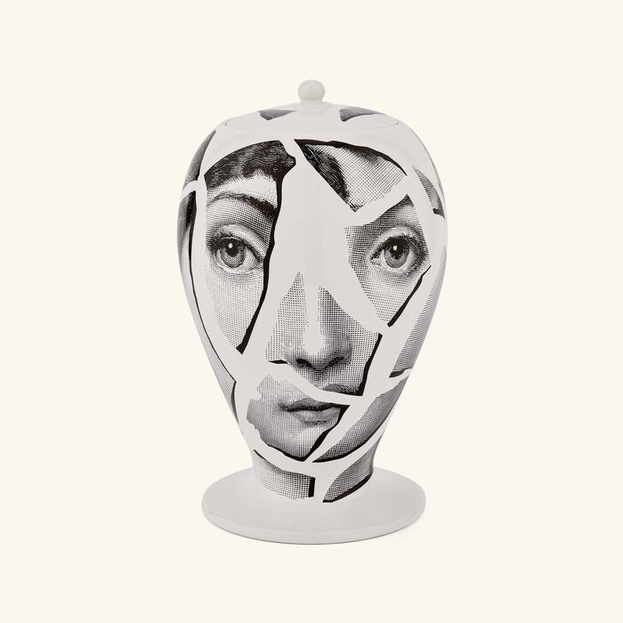 fornasetti cocci vase medium white