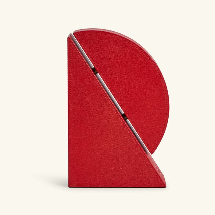 assouline cubist right bookend red