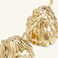 Haas Niki & Simon Salt & Pepper Shakers Gold l objet haas niki simon salt pepper shakers gold