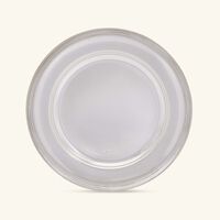 كريستوفل طبق الضيافة آلبي دائري باللون الفضي 40 سم