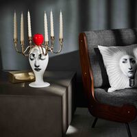 fornasetti frutto proibito white candle holder