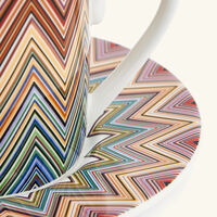 Zig Zag Jarris Coffee Cup & Saucer Set Of 6 missoni home zig zag jarris coffee cup saucer set of 6