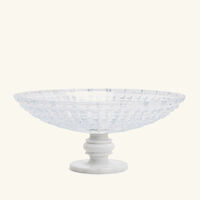 baccarat new antique centerpiece white limited edition