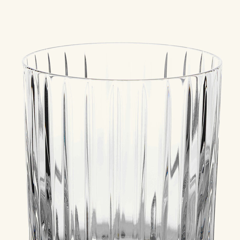 baccarat harmonie drinking glass large clear set of 2