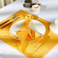 Feliz Napkin Yellow Set Of 6 catherine denoual feliz napkin yellow set of 6