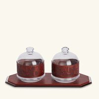 dimlaj hayat serving bowl brown set of 2