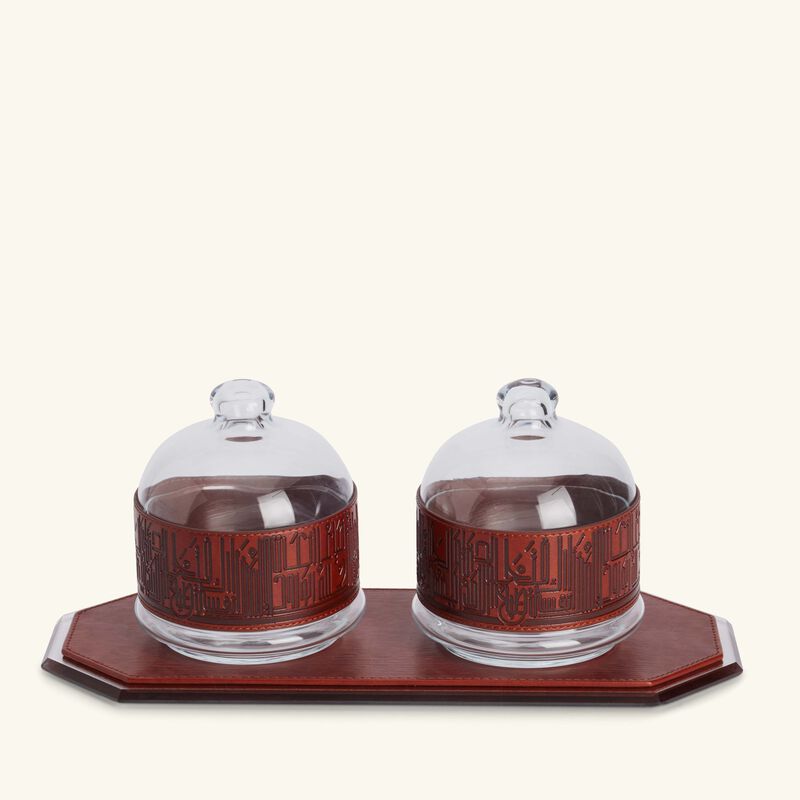 dimlaj hayat serving bowl brown set of 2