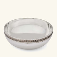 christofle malmaison serving bowl round silver plated