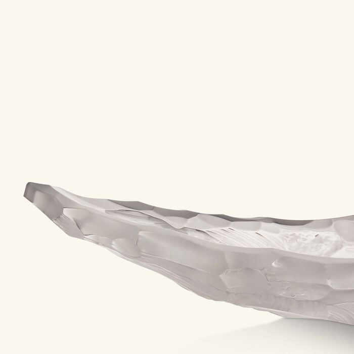 lalique terramineral silex centerpiece medium clear