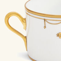 ginori 1735 voli re tea cup gold