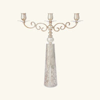 christofle jardin d eden candelabra silver plated 3 candles