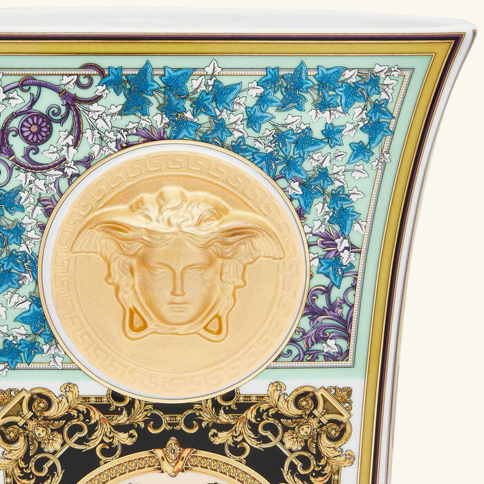 فيرساتشي مزهرية باروكو موزاييك صغيرة مزينة بنقوش