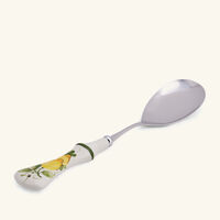 Lemon Ceramic Serving Spoon White les ottomans lemon ceramic serving spoon white