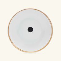 bernardaud aboro soup plate round black 19cm