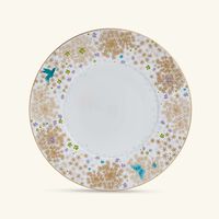 bernardaud feerie michael cailloux soup plate round pink 22cm