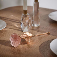 دوم منحوتة روز إتيرنيل صغيرة جدًا وردية