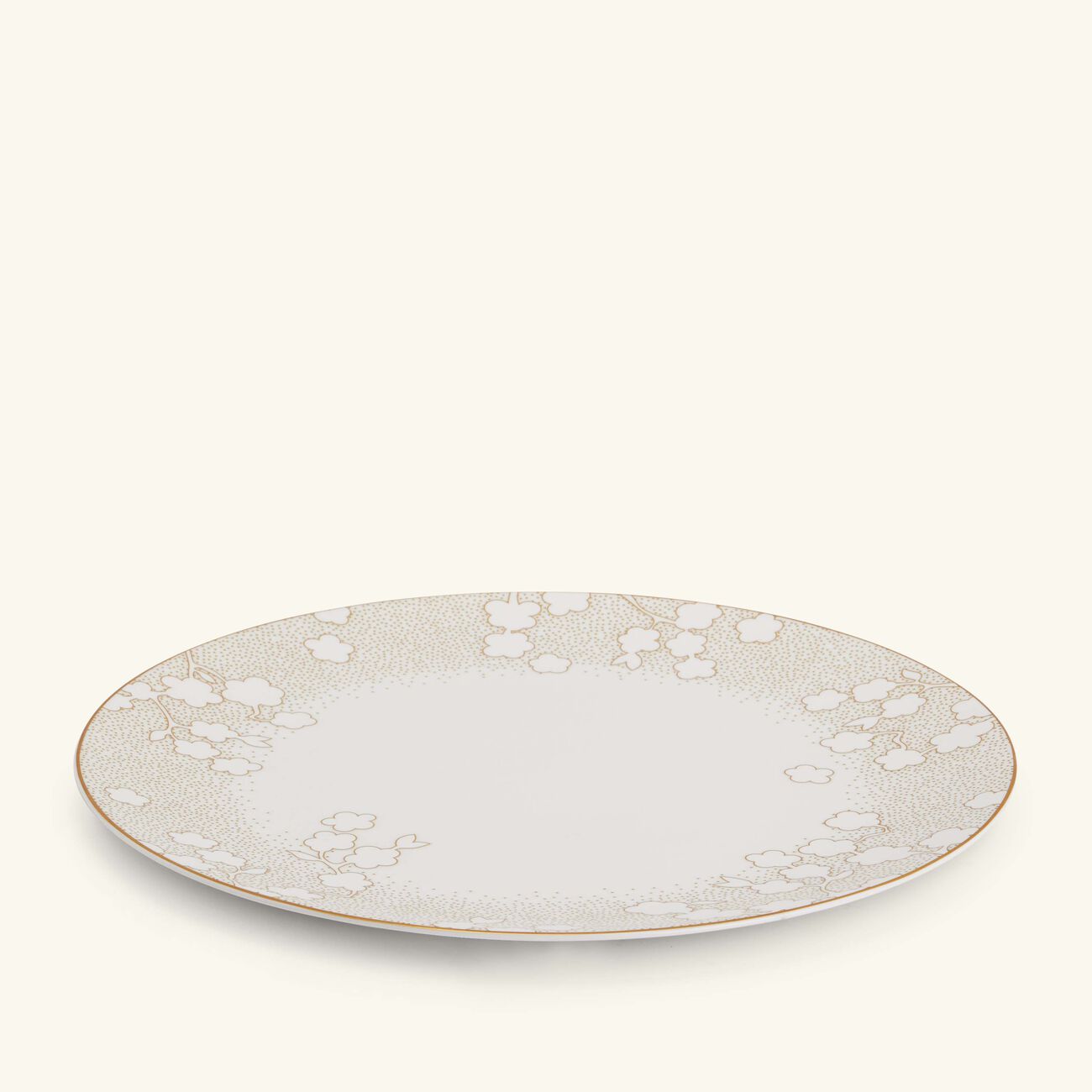 bernardaud reves charger plate round white