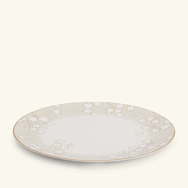 bernardaud reves charger plate round white