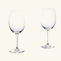 baccarat oenologie bordeaux wine glass clear set of 2