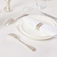 كريستوفل شوكة الطعام جاردان ديدن باللون الفضي