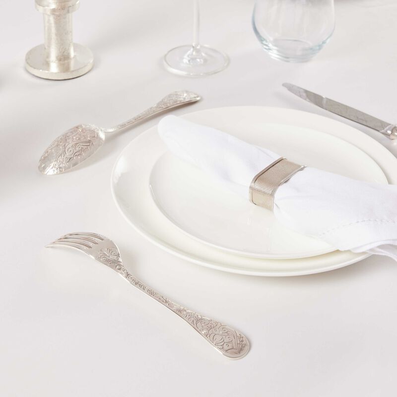 كريستوفل شوكة الطعام جاردان ديدن باللون الفضي