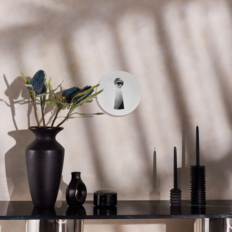 فورناسيتي طبق تزيين الجدار تيما إي فاريازيوني 14 باللون الأبيض