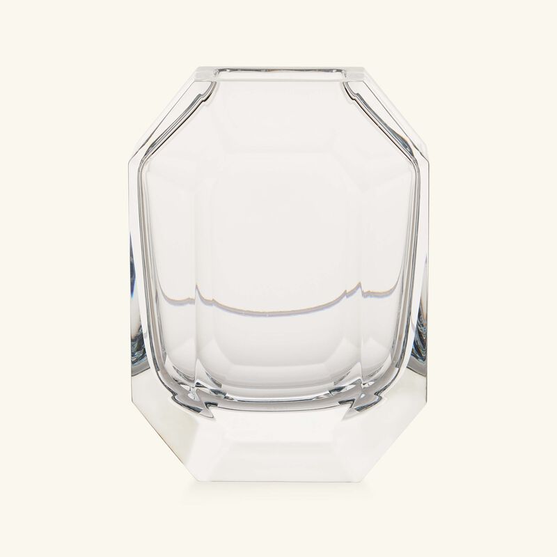 Octogone Bud Vase Small Clear baccarat octogone bud vase small clear