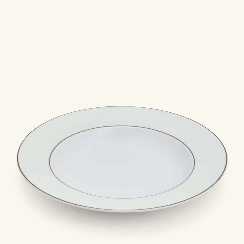 Dune Soup Plate Round White 19cm bernardaud dune soup plate round white 19cm