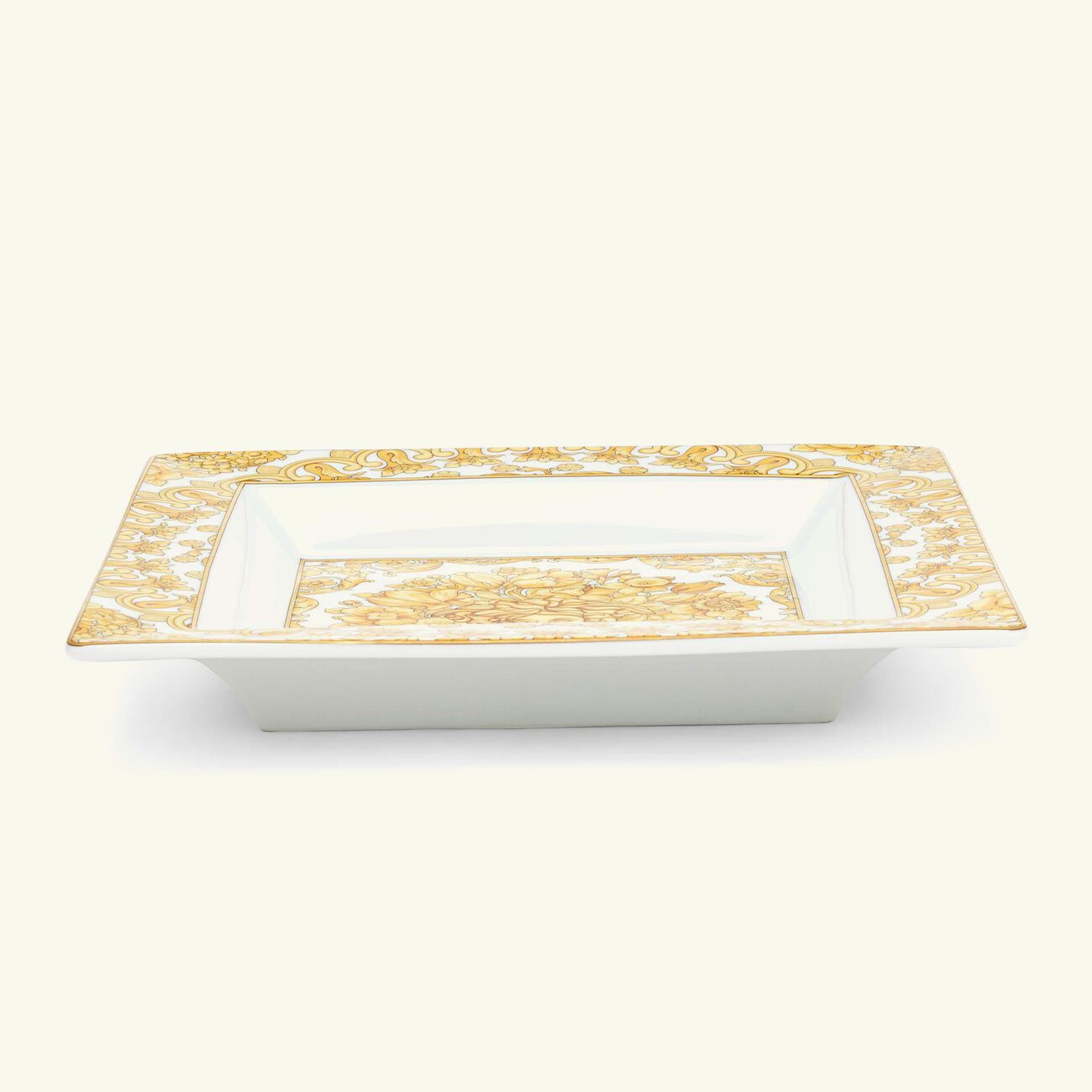 versace medusa rhapsody trinket tray square small gold