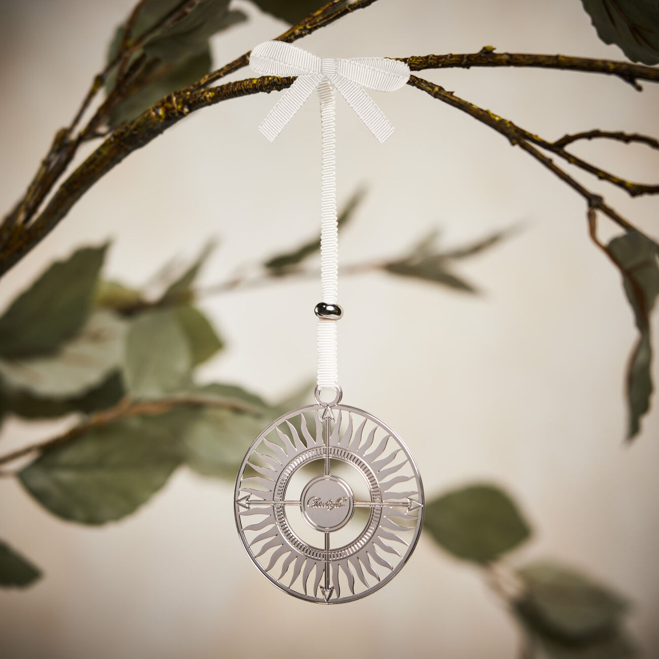 كريستوفل قطعة ديكور ريڤ كوزميك على شكل شمس رقم 1 صغيرة باللون الفضي