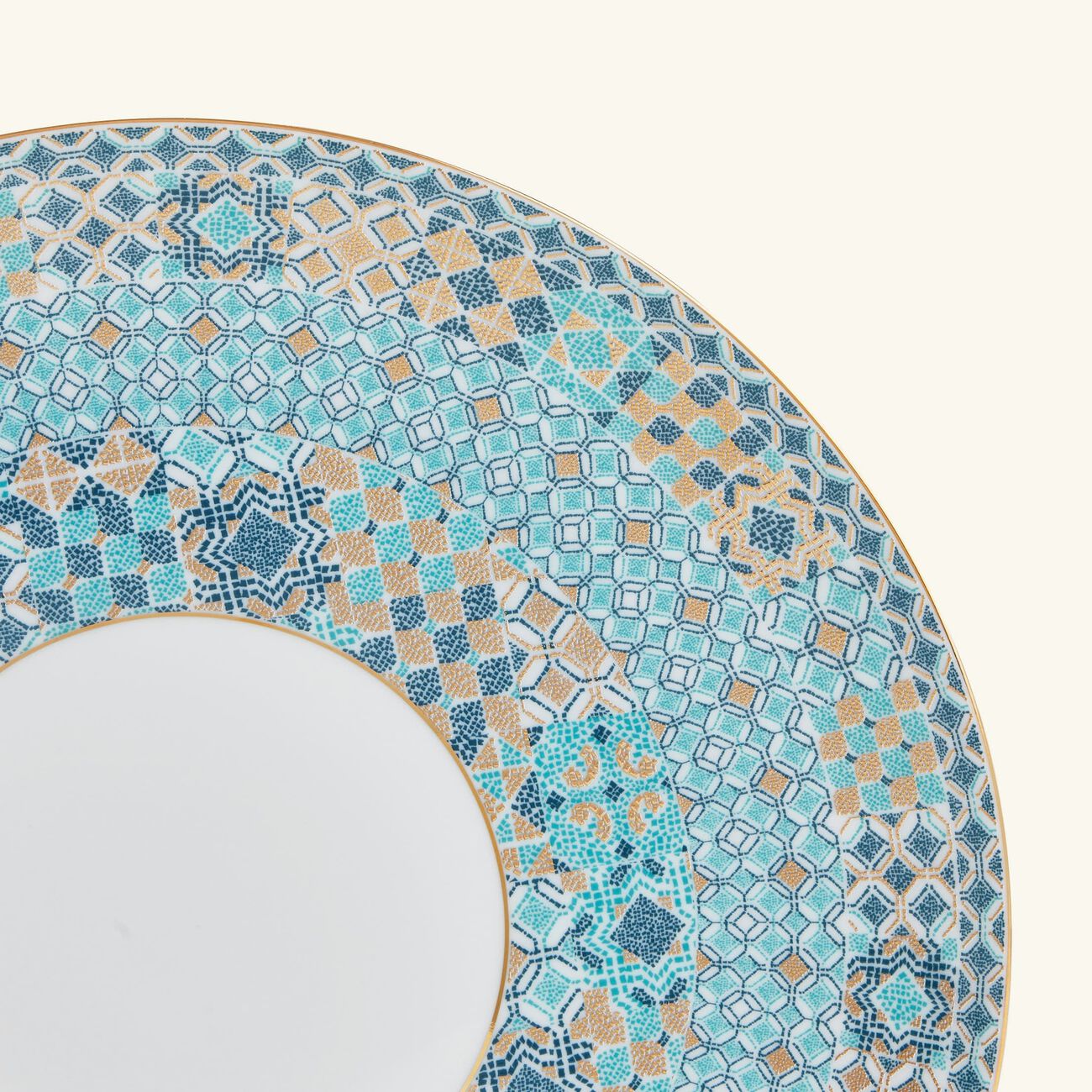 haviland portofino underplate round blue 32cm