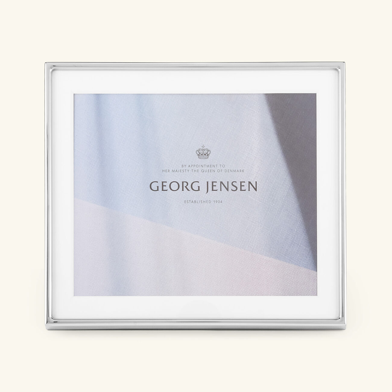 georg jensen deco picture frame silver large