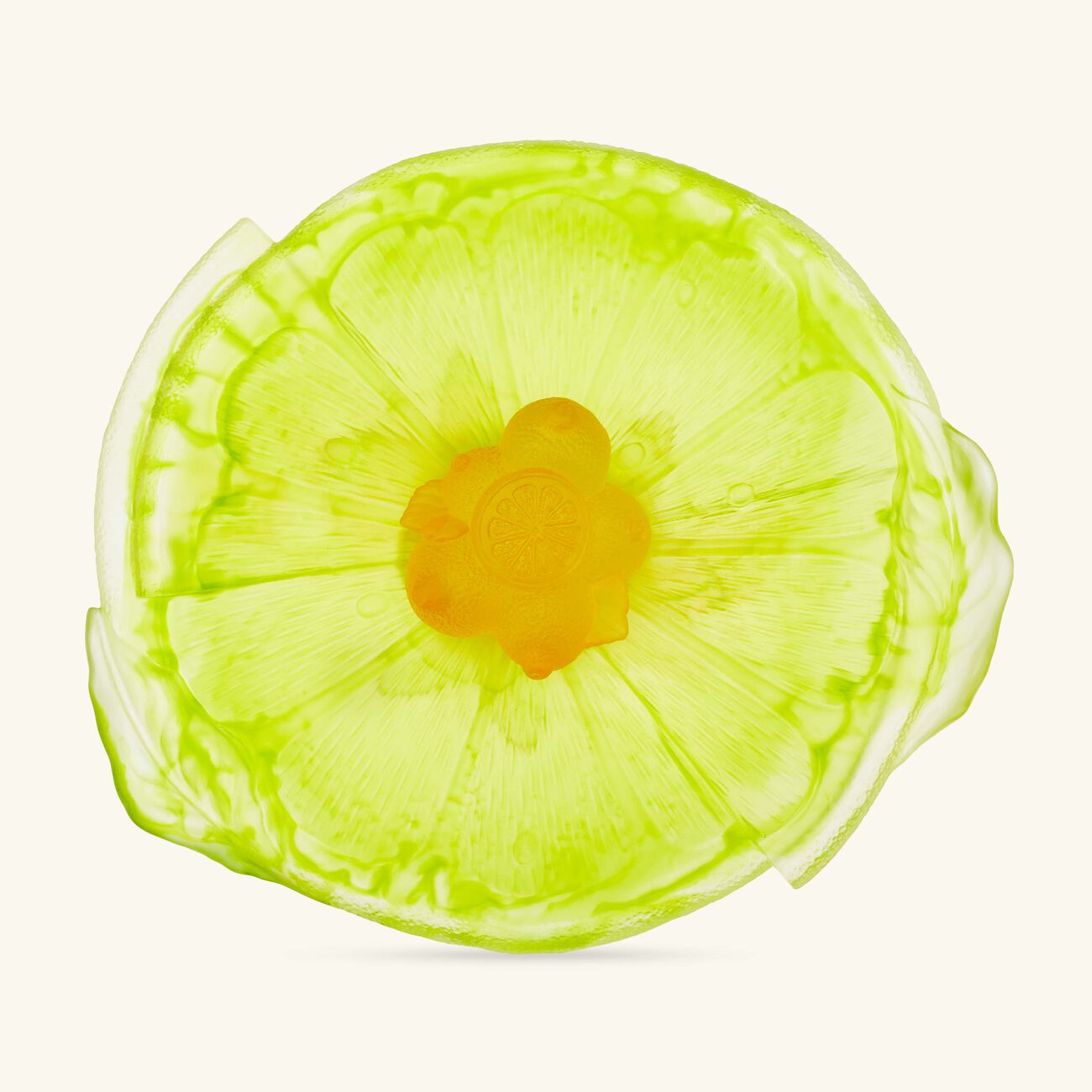 دوم قطعة الديكور سيتروس صفراء اللون   إصدار محدود